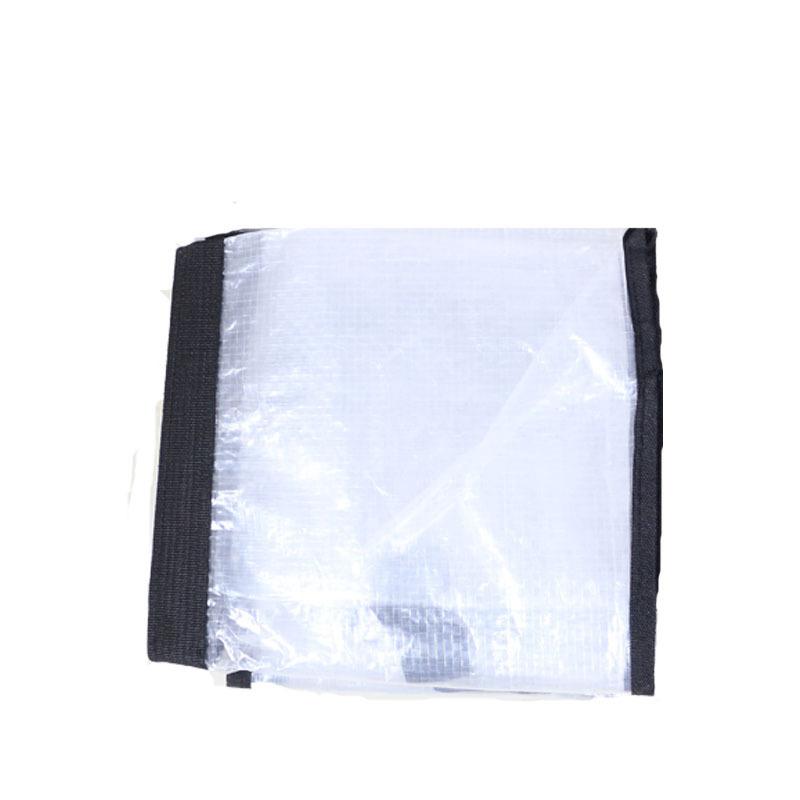 1 Piece PE Hand-held Transparent Woven Bag Quilt Clothing Storage Bag Household Waterproof Dust-proof Clothes Organizer Bag