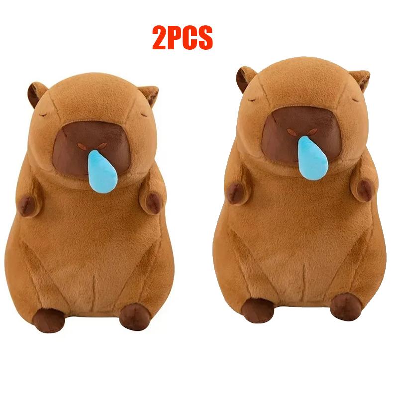 4pcs Big Snot Bubble Kapibala Stretch Snot Capybara Capybara Doll Cute Doll Plush Doll Toy Ragdoll Birthday Gift