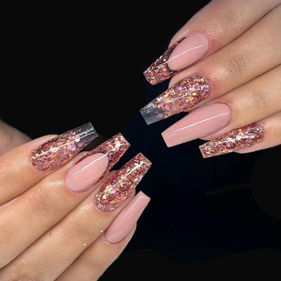 DIY нерегулярный ультратонкий маникюр чешуйчатое блестящее украшение для ногтей