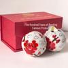 Baoding Style Solid Wood Hand Exercise Balls (Blue Dragon & Phoenix)