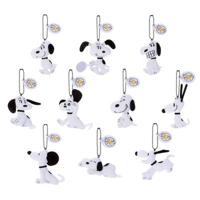 Такара Томи Артс (ТАКАРАТОМИ ИСКУССТВА) Плюшевая игрушка-мини-маскот Снупи к 75-летию Peanuts, высотой примерно 9 см