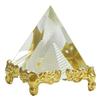 Vastu Feng Shui Crystal Glass Pyramid for Positive Energy, Vastu Correction, Spirits, Success Good Luck and Prosperity