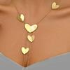 Metal Sequin Tassel Necklace Fashion Long Pendant Necklace Geometric Necklace  Party Celebrations