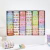 60-Roll Japanese-Style Washi Tape Set for Journals, DIY, and Decoration