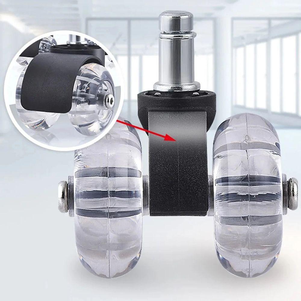Office Pulley Rollers Wheel Swivel Chair Caster Mute Wheel Office Chair Wheels Furniture Caster