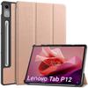 Умный чехол для Lenovo Tab P12 TB370 (Розовое золото)