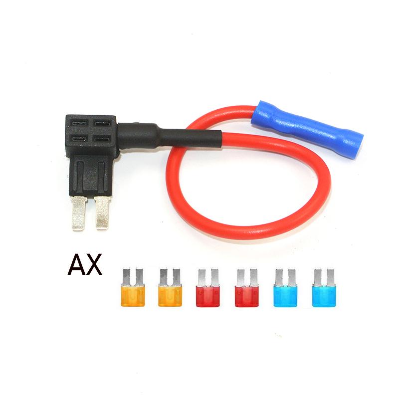 12V-24V Add-a-Circuit Micro2 Fuse Tap Piggy Back Blade Fuse Holder 3 pcs Micro 2 Fuse (5A 10A 15A) and Fuse Puller Fuses4
