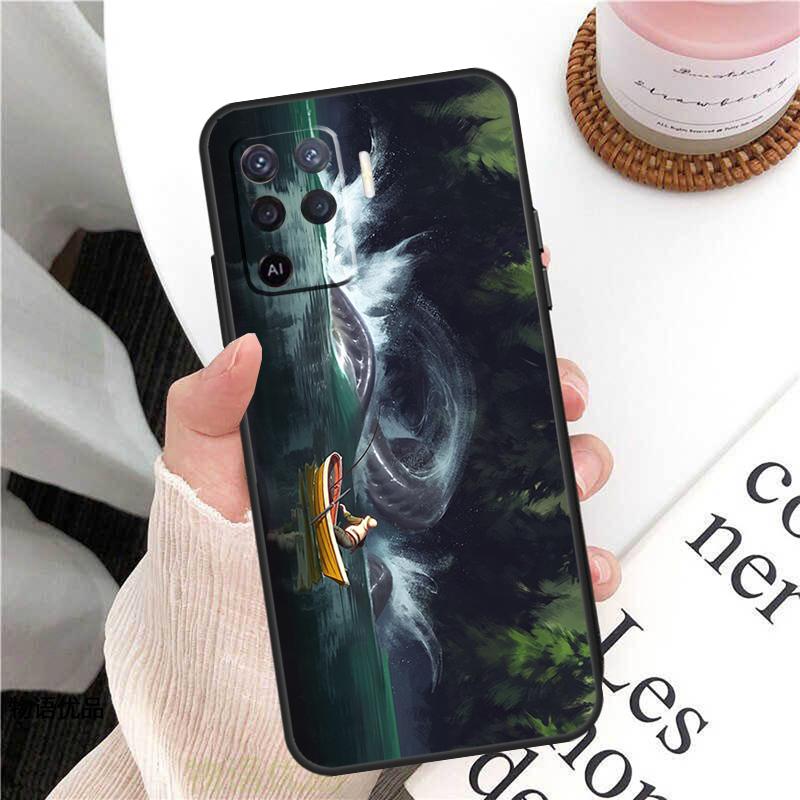Рыбак Рыбалка Рыбак Чехол Для Oppo A78 A54 A74 A94 A17 A57 A77 A76 A16 A96 A18 A60 A80 A40 A38 A58 A98 A15 A5 Pro