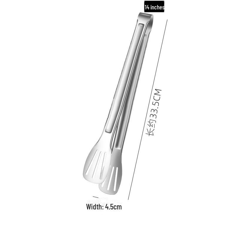 Зажим для стейков и еды из нержавеющей стали — кухонный инструмент для мяса, овощей, льда и хлеба