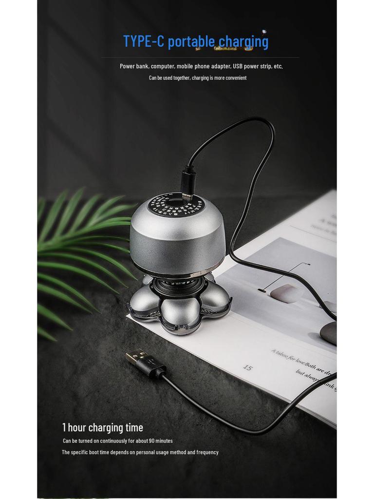 Многофункциональная перезаряжаемая электрическая бритва для мужчин - Цифровой дисплей, для бритья головы налысо, для всего тела и бороды, моющаяся бритва