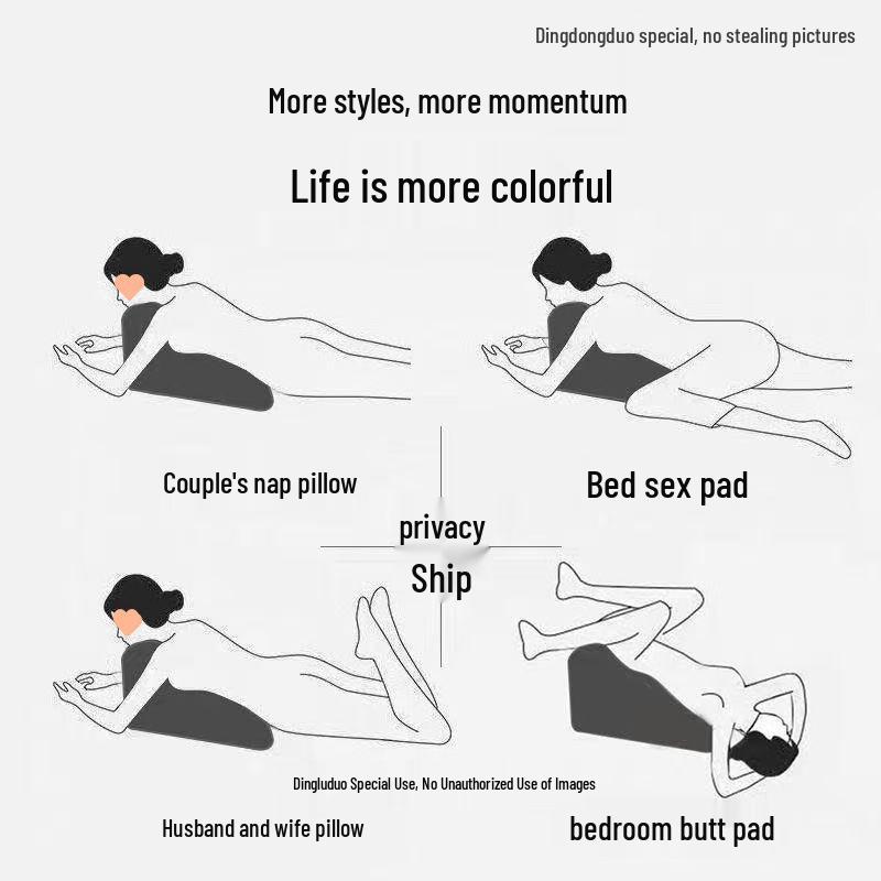 Multifunctional Triangle Pillow for Couples - Hip Elevation & Bed Support Pad