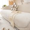 Irregular Special-Shaped Sofa Cushion Winter Plush Thickened Warm Seat Cushion Rabbit Velvet Leather Sofa Cover Cover Cloth Towel