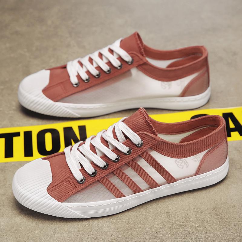 Men Sneakers Casual Shoes Skateboarding Men Flat Brand Fashion Canvas Shoes Breathable Non-slip Driving Tennis Sports Shoes