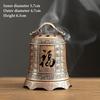 Винтажная подставка для благовоний из сплава, трехногая, полая, миниатюрная, из сандалового дерева, для украшения дома.