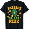 Funny St Patrick's Day Irish Skibidi St. Pat Rizz T-Shirt