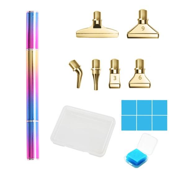 Красочный набор инструментов для алмазного искусства. Гладкая поверхность. Эргономичный, простой в использовании. Проекты «сделай сам». Ручки для рисования с бриллиантами из смолы ручной работы.