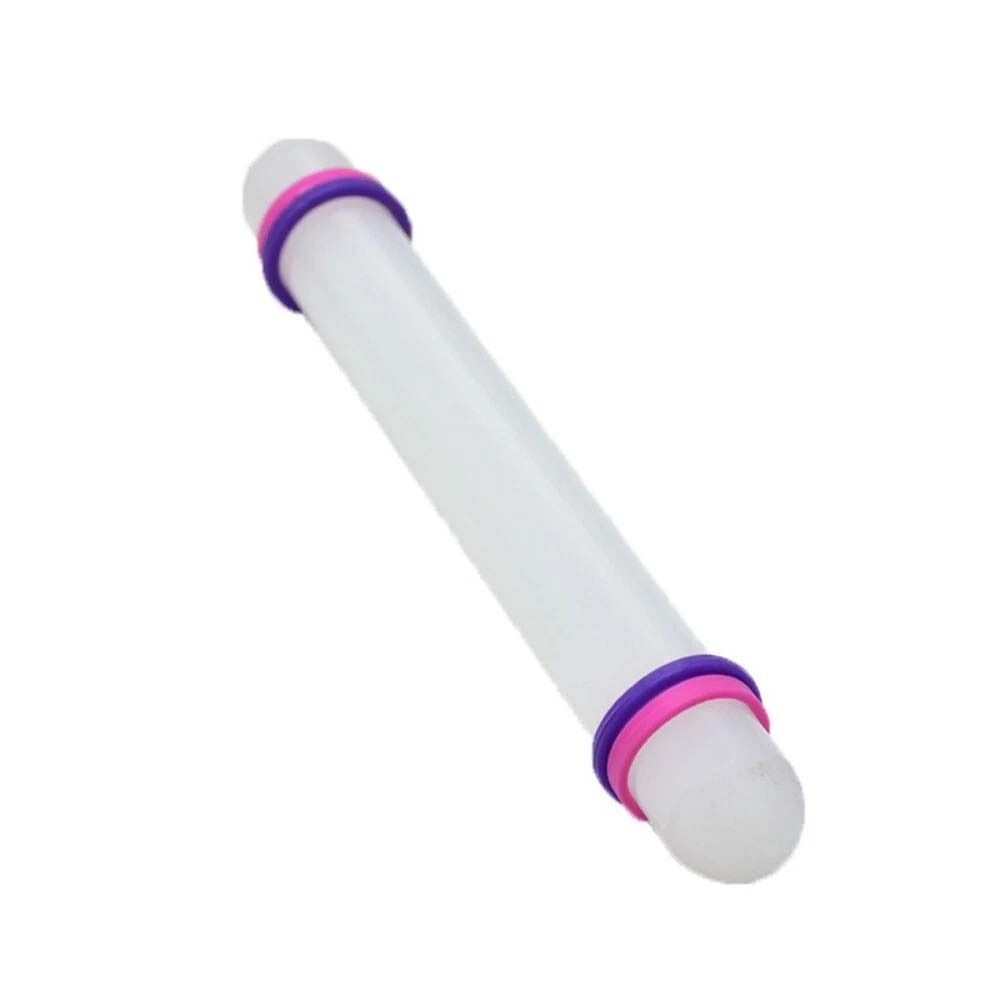 PP Biscuit Rolling Pin Non Stick Sugar Dough Rolling Mach Plastic Rolling Pin  Baking Tool