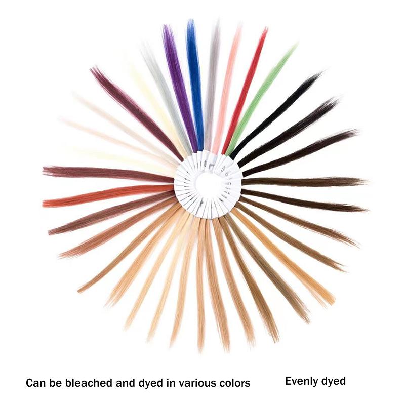 30 шт. 23 см образцы цветов из натуральных человеческих волос для наращивания волос, салонные инструменты, таблица образцов для окрашивания волос, практика окрашивания