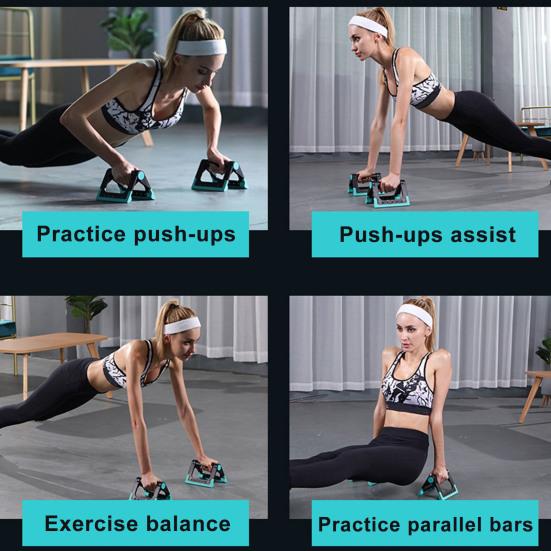 1 пара подставок для отжиманий, складная эргономичная противоскользящая подставка для мужчин и женщин, тренажер для мышц живота