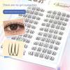 10 Rows Artificial Eyelashes Single Cluster Grafting Eyelashes False Eyelashes Makeup Supplies