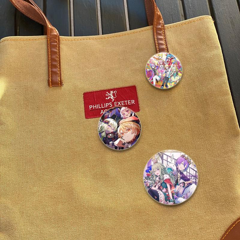 32/44/58 мм Project Sekai Wonderlands X Showtime Pin ручная работа брошь для одежды мультяшный косплей значок украшение на рюкзак ювелирные изделия подарок