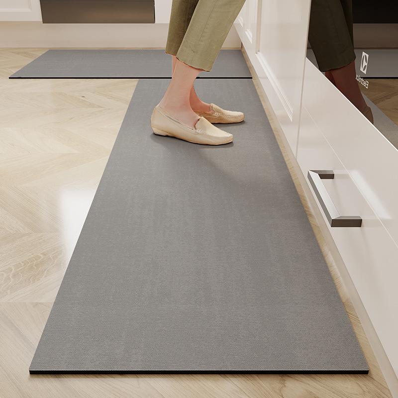 Диатомитовая глина Кухонный коврик Противоскользящий Маслостойкий Водопоглощающий Напольный Дверной Пятноустойчивый Не требующий стирки Коврик Домашнее украшение