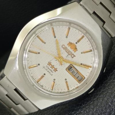 ОРИГИНАЛЬНЫЕ ВИНТАЖНЫЕ ЧАСЫ ORIENT CRYSTAL ЯПОНИЯ АВТОМАТИЧЕСКИЕ 46941 МУЖСКИЕ a701899-5