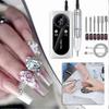 45000RPM Rechargeable Nail Drill for Acrylic Gel Nails - Portable Electric Nail File Set - Professional Manicure & Pedicure Kit for Home Salon less