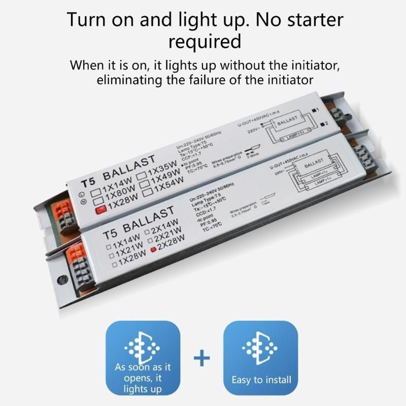 652F Электронный балласт для люминесцентных ламп для фабричного цеха офиса торгового центра