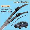 Комплект из 3-х передних и задних дворников для BMW X5 E53 2000-2005 2004 2003 2002 2001 Автомобильные аксессуары Щетки для лобового стекла
