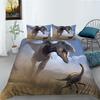 Polyester Duvet Cover Pillowcase Two-Piece Set 3D Digital Printing Dinosaur Series