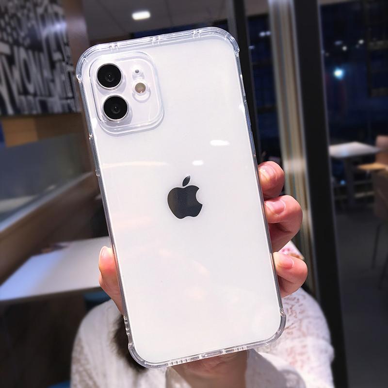 Прозрачный силиконовый чехол ярких цветов для iPhone 15 14 13 12 11 Pro Max 7 8 Plus X XR XS Max SE 2020, модный защитный чехол для камеры