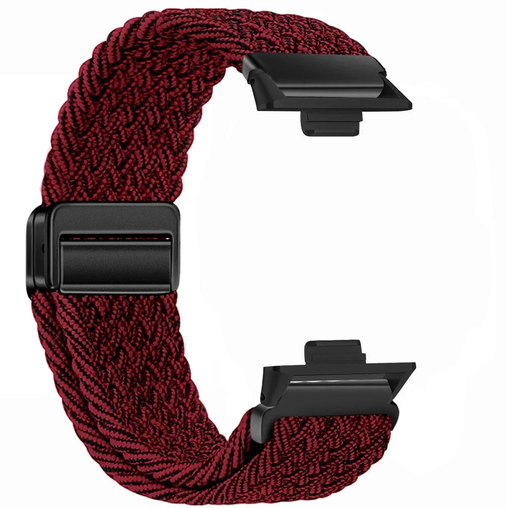 Magnetic Braided Nylon Loop Band for Xiaomi Redmi Watch 5 4 Strap Adjustable Sport Replacement Correa Bracelet Mi Band 9 8 Pro