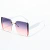 New Fashion Women Brand Designer Luxury Sun Glasses Sexy Square Frame Rimless Glasses Sunglasses Female Vintage Uv400 Eyewear