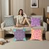 Mandala Bohemian Ethnic Pillow Case Plush Fabric Soft Pillowcase Double Sided Print Sofa Cushion Cover Throw Pillow Cover