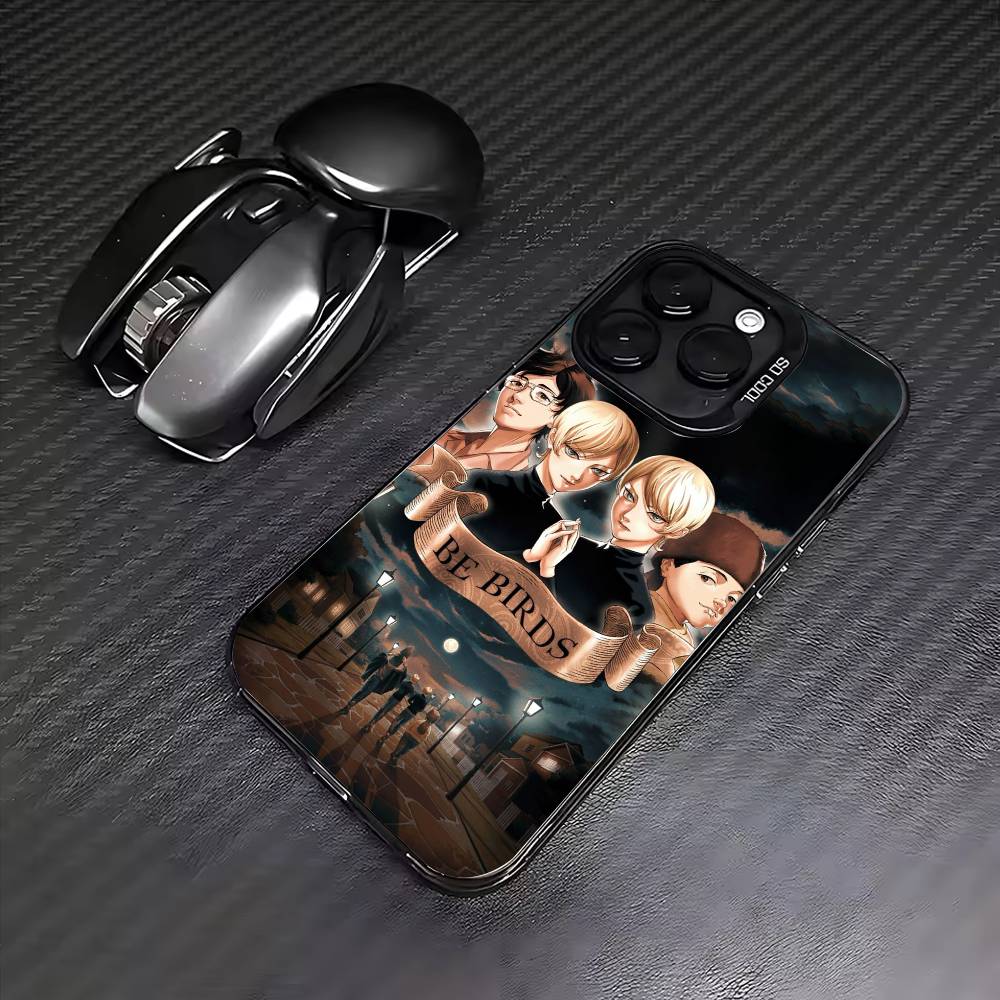 Чехол для телефона Аниме M-Migi to Dali Для iPhone17,16,15,14,13,12,11 Plus,Pro Max Цветной Посеребренный Внутренний Чехол