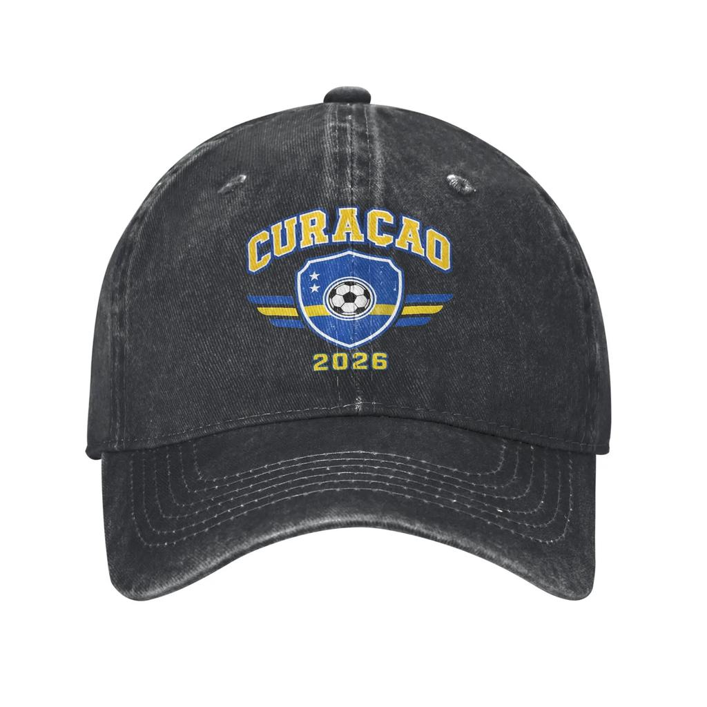 Curacao Football Merch Baseball Caps Men Women Casual Caps Hat Adjustable Trucker Hat