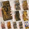 Чехол Funda с фреской Фараона Египта для Samsung Galaxy S25 Ultra S9 S10 S20 S21 FE S22 S23 Plus S24 Ultra