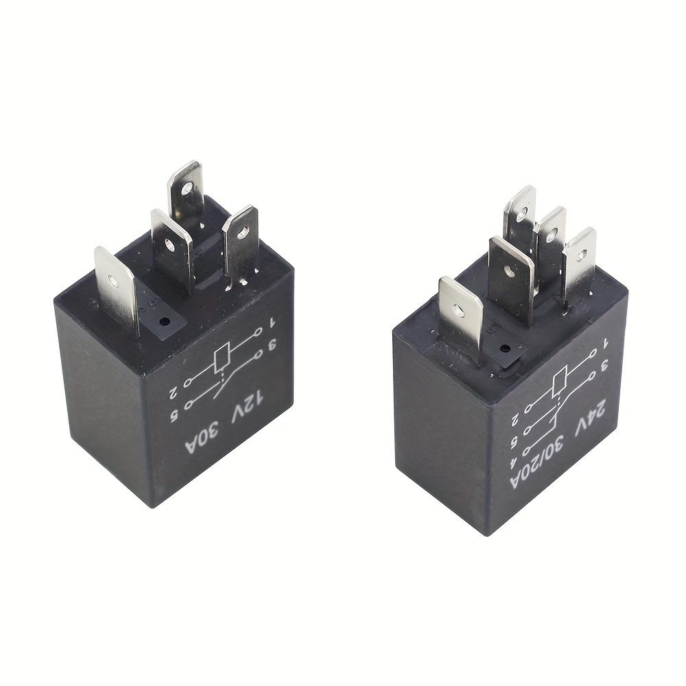 12V/24V 30A Violet Series 4-pin/5-pin Automotive Relay Air Conditioning Oil Pump Truck Relay Relays 5