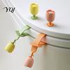 Silicone Toilet Lid Handle Lifter with Flower Handle, Easy Lifting Opener, Sanitary Seat Anti-slip Gadget, No-touch for Bathroom Convenient Tool