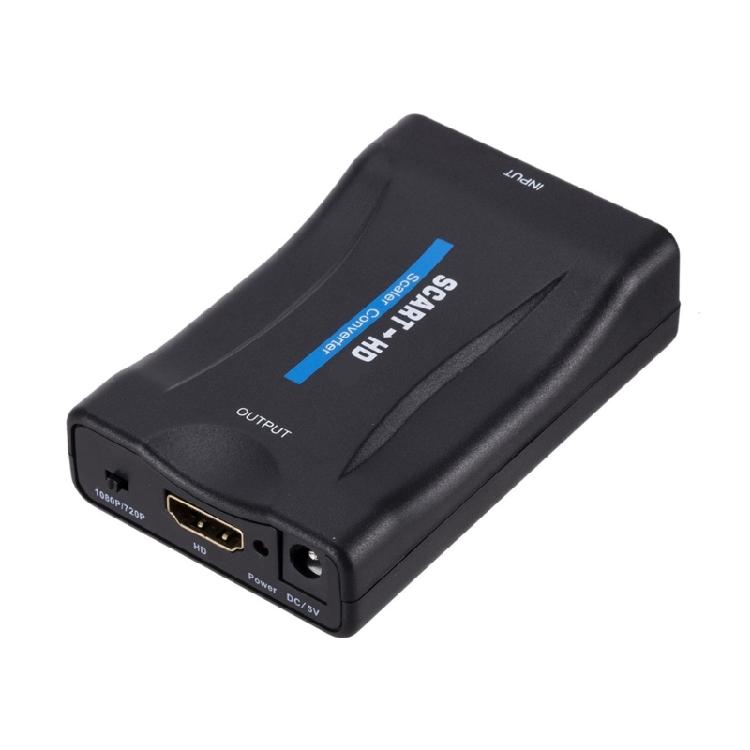 Адаптер SCART на Мультимедийные Интерфейсы 1080p для Простого Подключения Старой Электроники к Современным Дисплеям