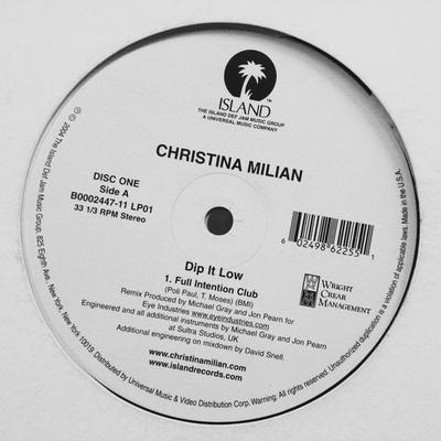 12-дюймовая пластинка CHRISTINA MILIAN Dip It Low B000244711 Island Records 2004 США Танцевальная Электроника Б/У