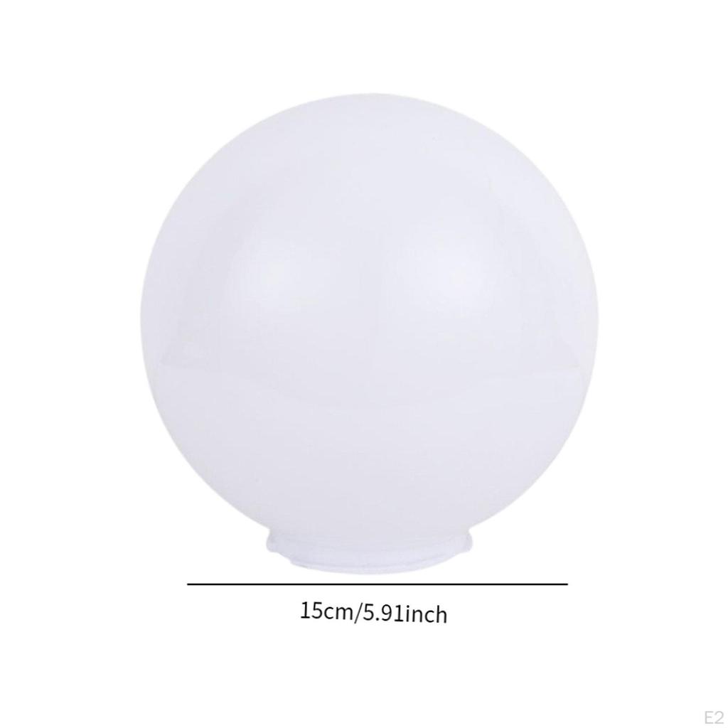Lamp Post Globe Ball Lampshade Decorative White Easy To Install Lighting Fixture Parts for Ceiling