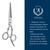 TITAN Hair Scissors Professional Barber Cut Thinning Hairdressing Trimmer Cutting Sharp Salon Hair Tool Japan 440c Steel