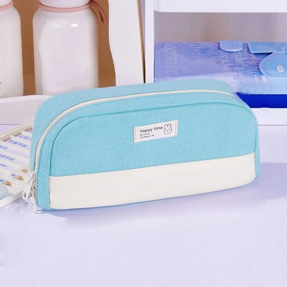 Cosmetic Pouch Pencil Bag Large Capacity Storage Bag Simple Stationery Bag Stationery