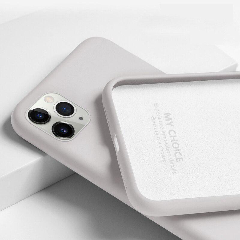 Роскошный чехол из жидкого силикона для iPhone 11 Pro Max SE 2 2020 XS XR X 10 6 S 6S iPhone 7 8 Plus, мягкая задняя крышка для мобильного телефона