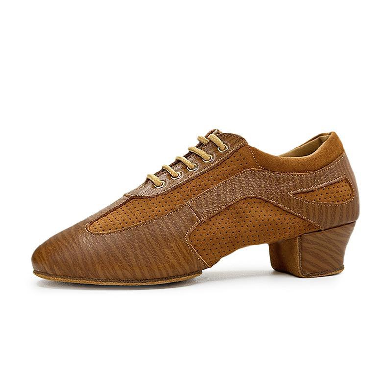 Women's Latin Closed Lacing Salsa Tango Bachata Modern Jazz Ballroom Performance Training Shoes