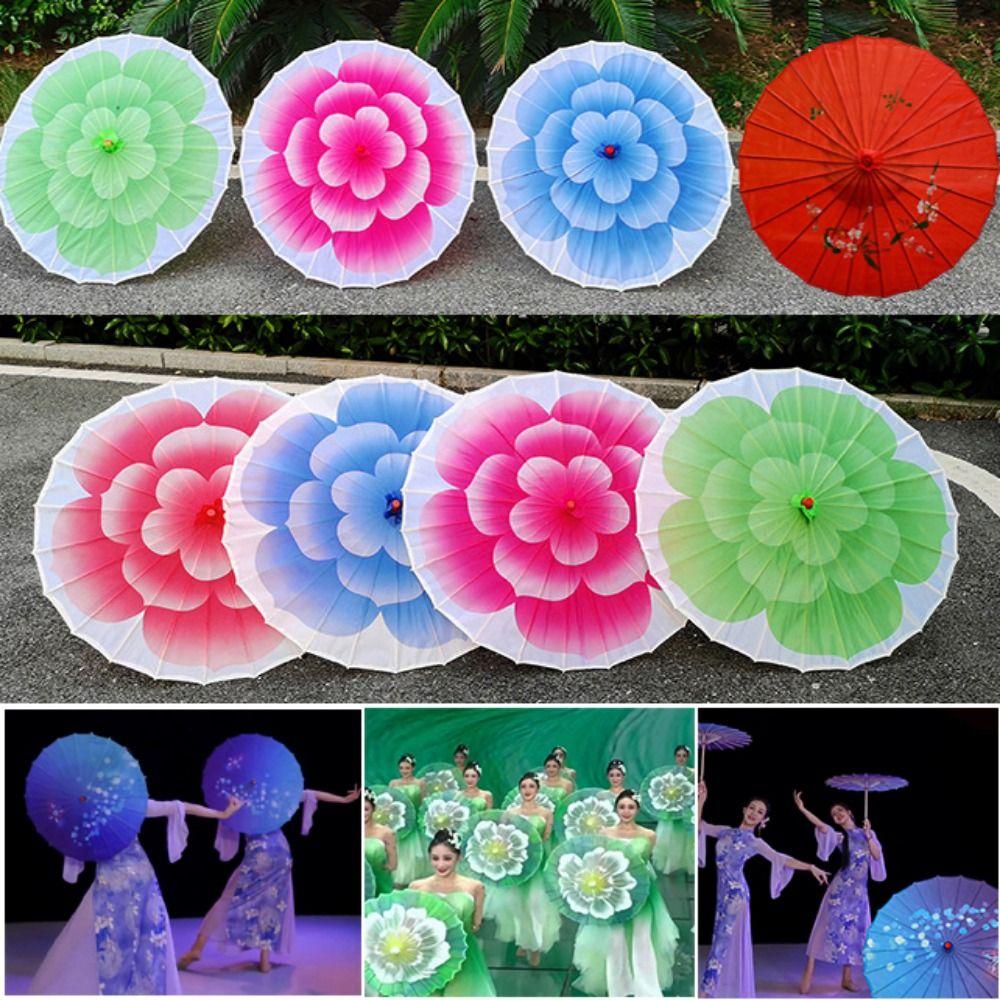 56 см Масляный бумажный зонт Танцевальный зонт для выступлений Девичник Сцена
