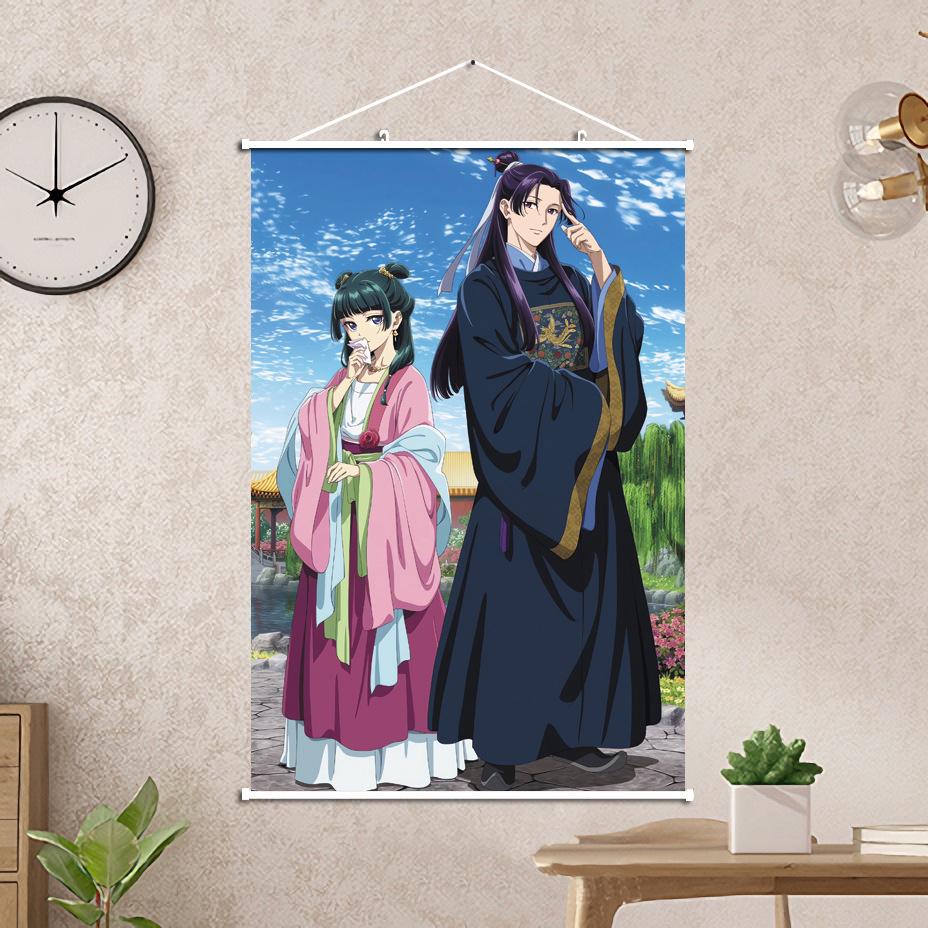 Anime The Apothecary Diaries Hanging Scroll Decorative Painting 60x90cm