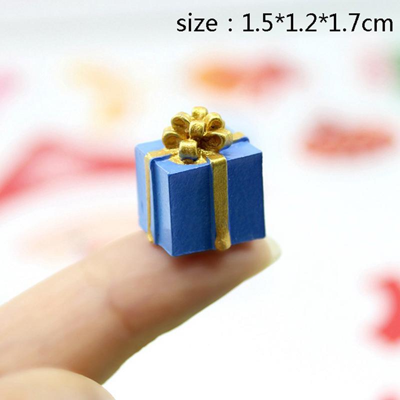 5 1/12 масштаб миниатюрный кукольный домик рождественский подарок коробка украшения аксессуары